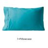 Queen King Pillowcase Cotton Polyester Solid designed for Bed Pure Thick Envelope Pillow Case Covers Gentle Sleep Standard Size One Piece