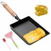 Cast Iron Skillet Tamagoyaki Pan Used For Breakfast Fried Eggs Fried Steak Japanese Omelette Pan Induction Cooker Gas Universal