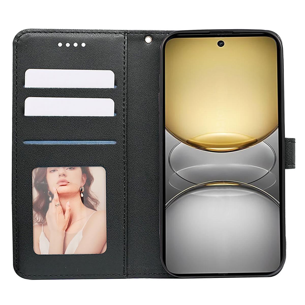 

For Realme C75 Wallet Phone Case Pattern Imprint Leather Flip Cover Brown