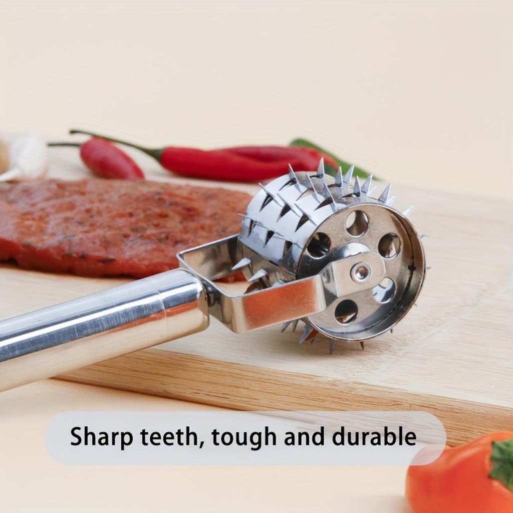 Kitchen Tools: Stainless Steel Tenderizer, Meat Floss, Meat Grinder, Steak Meat Wheel, Household Kitchen Small Tools