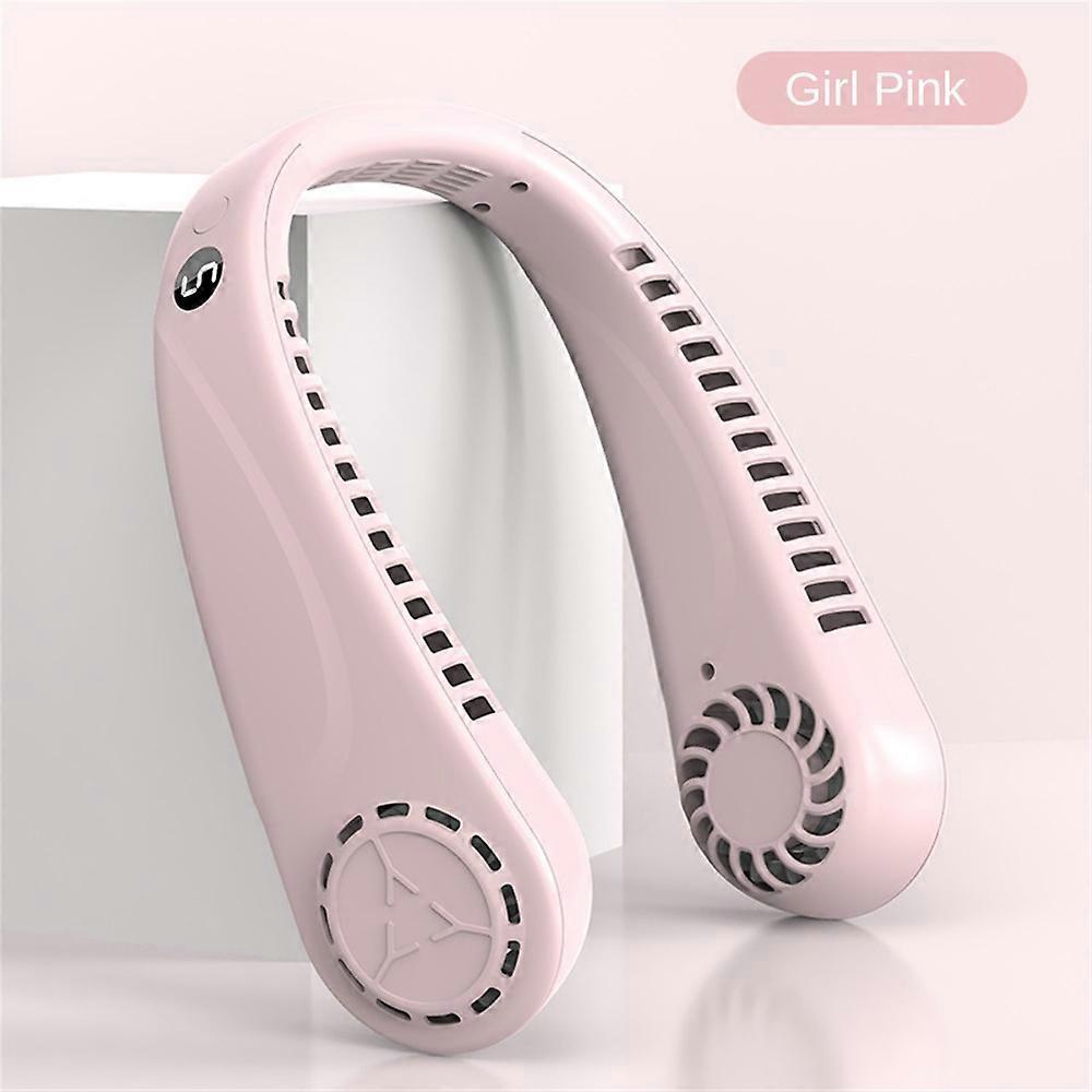 USB Portable Hanging Neck Fan Cooling Air Cooler Little Electric Air Conditioner