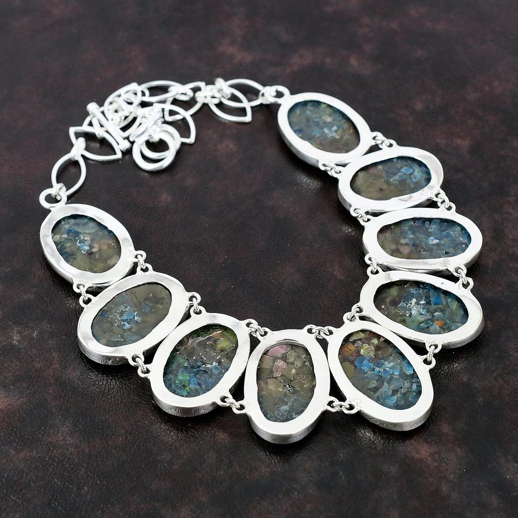 Colier cu turmalină, pepene verde, bijuterii lucrate manual Colier din argint 925 Bijuterii cu pietre prețioase Colier cu lanț reglabil Cadou pentru soție