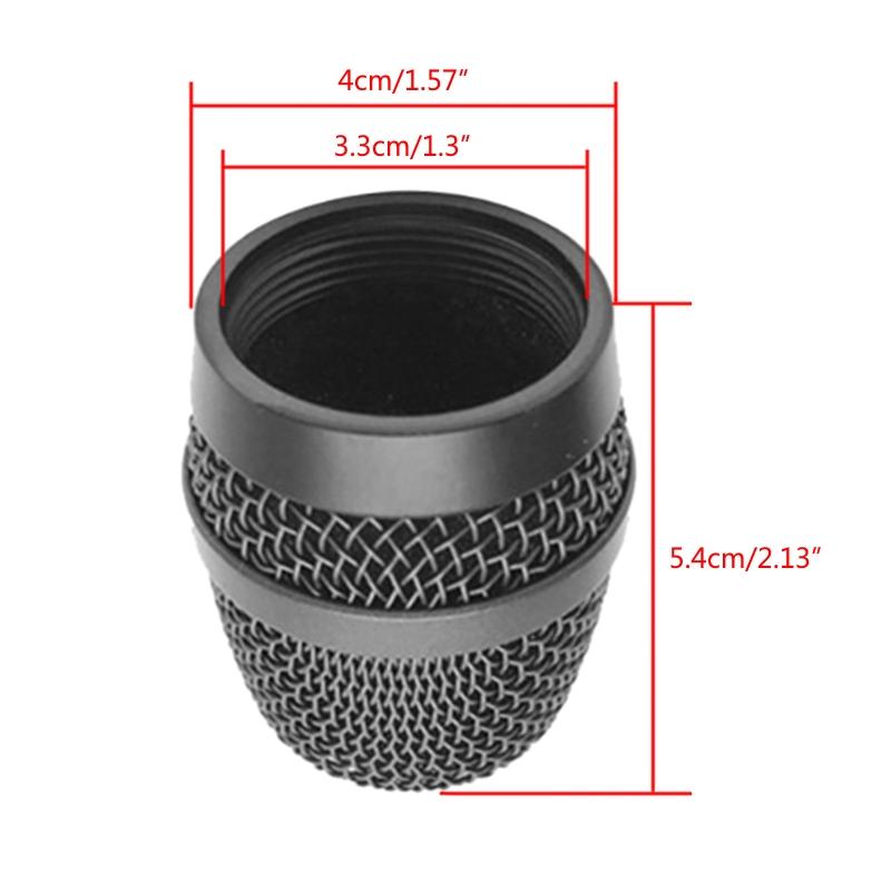 Professional Mic Ball Head Mesh Grill Microphone Cap Mic Grille Cover Windscreen Cover for E835/E845 MIC Accessories