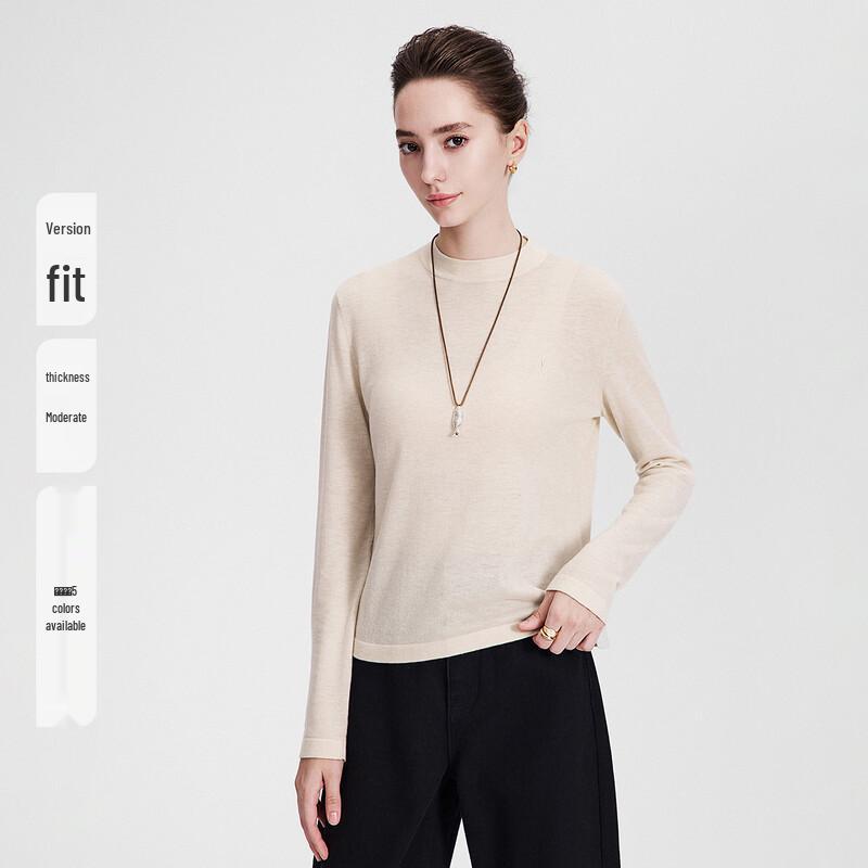 Navigare Women's Basic Long Sleeve Knit Top