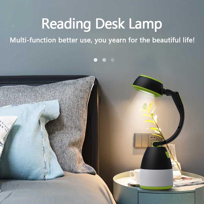 Multi-function LED USB Rechargeable Camping Light/ Lamp Outdoor Hiking Home 3 in1 Flashlight Table Desk Lamp Power Bank