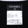 CHANEL Good condition, genuine Japanese product, P40686K02963, fake pearl & COCO button, flower motif, cashmere, sleeveless knit dress 38 blackUsed
