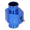 26mm Wassertemperatur Verbindungsrohr Blau Temperatur Schlauchadapter Aluminium Automobilzubehör