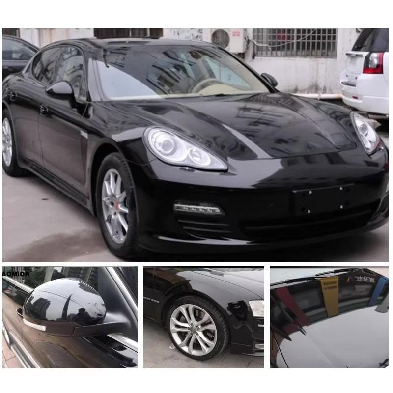 Pellicola Vinilica Lucida per Wrapping Auto Colore Nero Brillante Adesivo Decorazioni Styling Carrozzeria Auto Moto Adesivi Decorativi Accessori 150x50cm