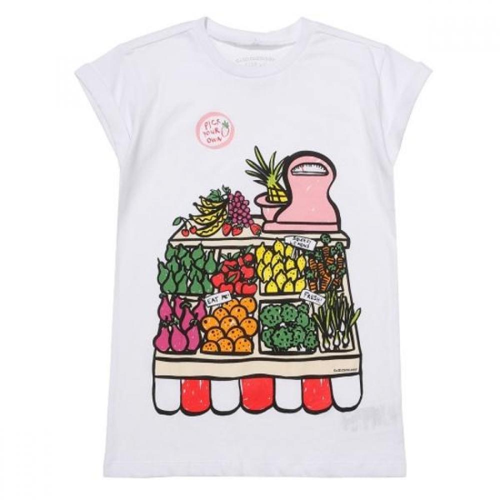 

[comance] Girls Acid FruiTs STore T shirT c2061T557 Off White/110