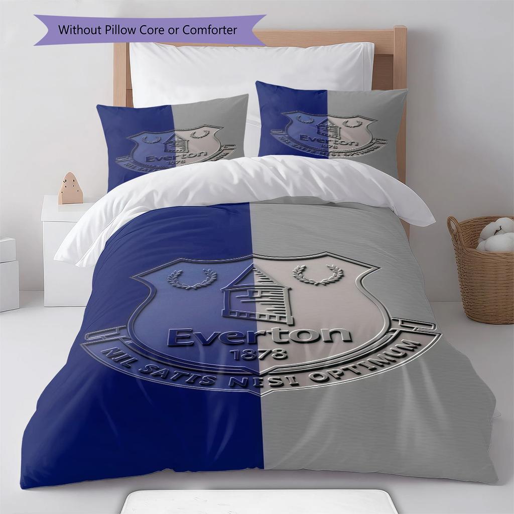 The Toffees logo  Bedding Quilt Set Quilt Cover Pillowcase Home Decoration Birthday Gift (1 * duvet cover + 2 * pillowcase, without core)