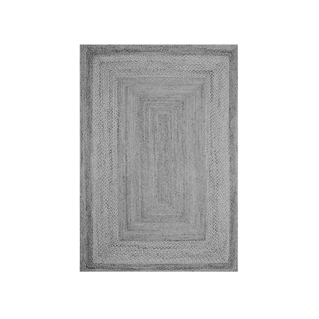 EPeddler Home Decorative Jute Pattern Digital Printing Washable Non-Slip Leather Base New Generation Living Room, Entrance, Bedroom Carpet