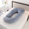 High-Density Solid Color Maternity Pillow for Pregnancy, Side Sleeping, Breastfeeding, and Headboard Support