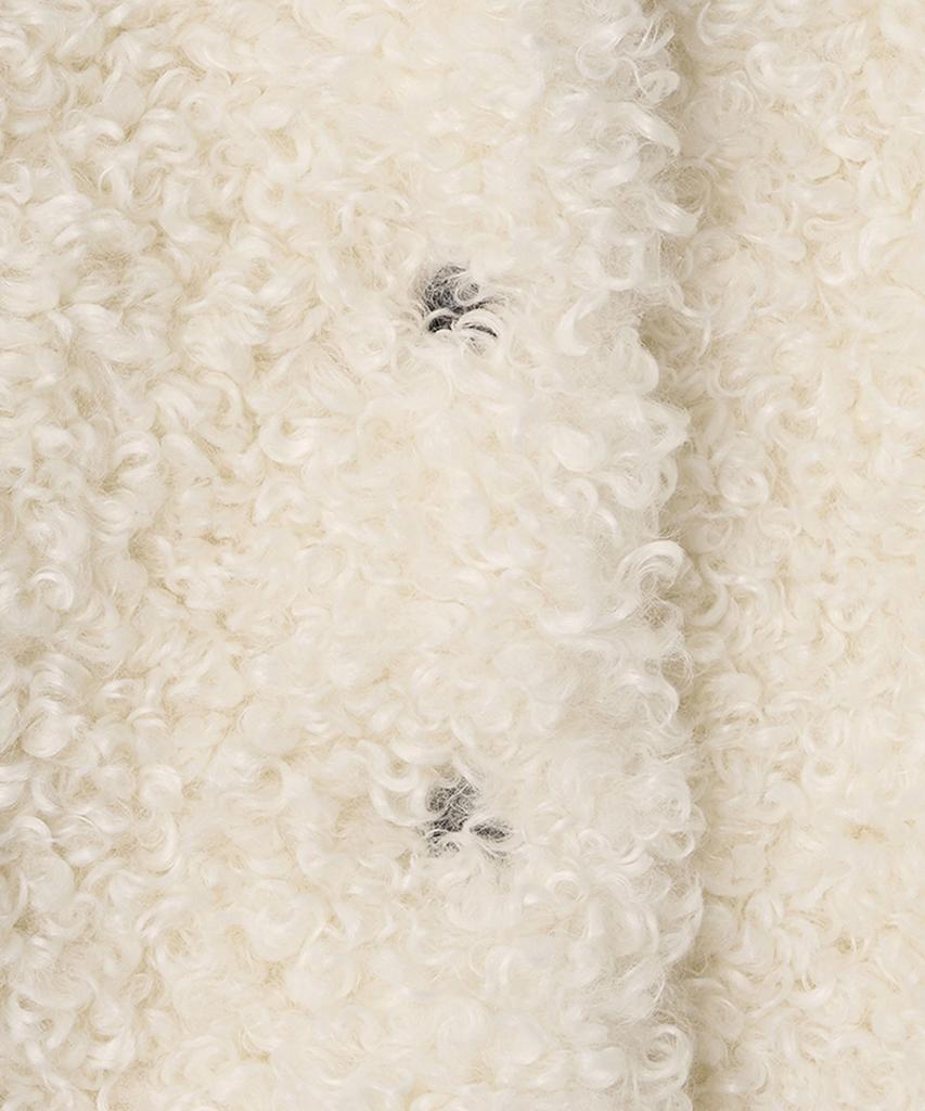 Melly&Rose Melrose Faux Fur Jacket Long (310368)_Cream
