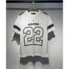 New Short Sleeve T Shirt numbers22No. 10 Jersey Football Uniform Mesh Sports Casual Shorts Couple Set