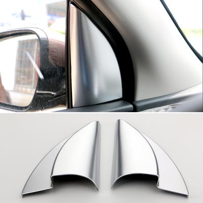 For Kia Sportage 4 QL 2016 2017 2018   ABS Car Front Door Window Inner Triangle A Colum Cover Trim Stickers