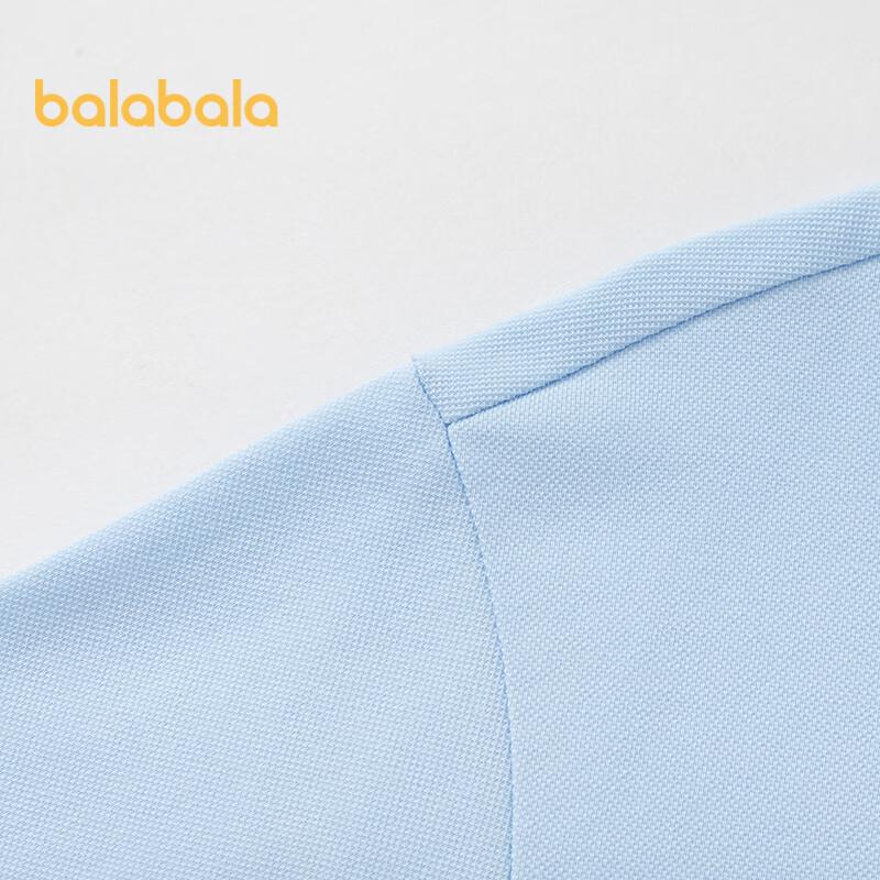 Balabala Boys' Cool-Feel Short Sleeve Polo Shirt