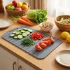 Flexible Folding Cutting Board Non-Stick Silicone Cut Board Kitchen Chopping Mat  Apartment Living