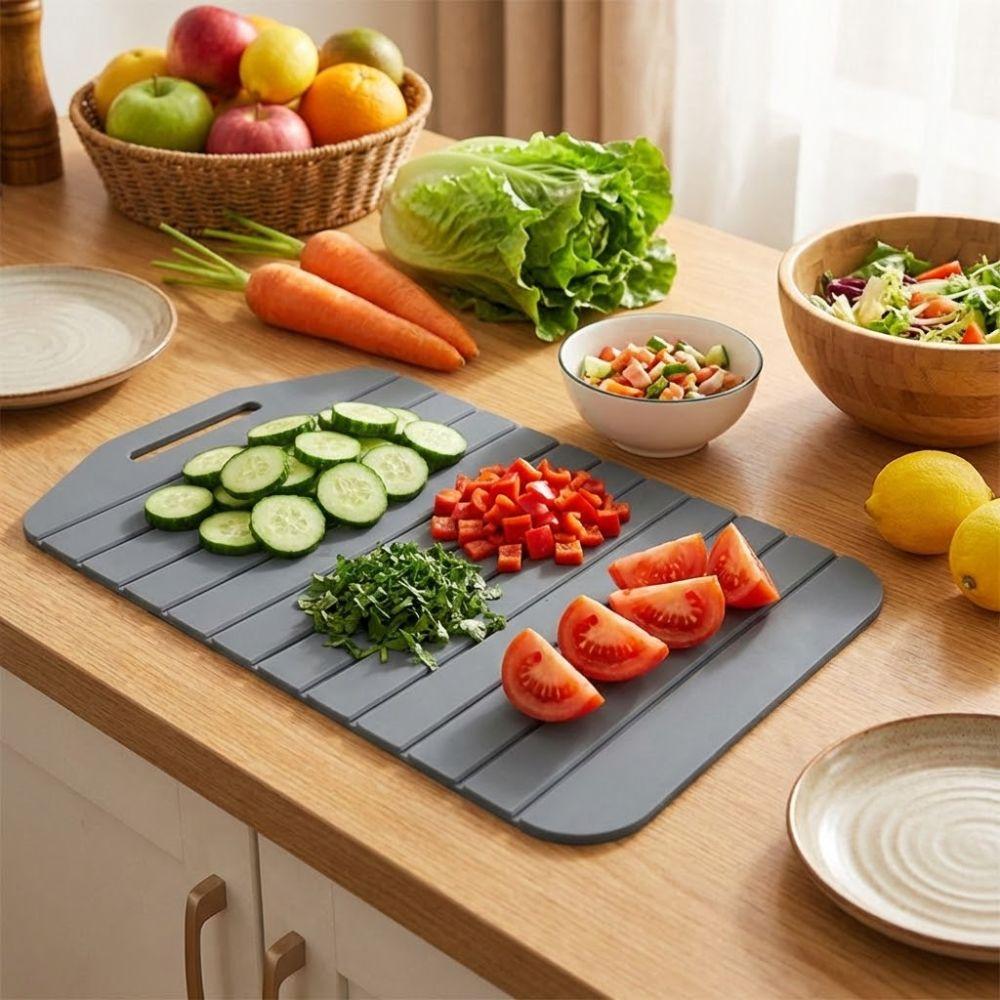 Non-Stick Folding Cutting Board Anti-Slip Silicone Cut Board Kitchen Chopping Mat Camping Trips