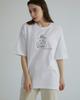 Nuseuka Big Rudy Unisex Oversized Short Sleeve T-Shirt (White)