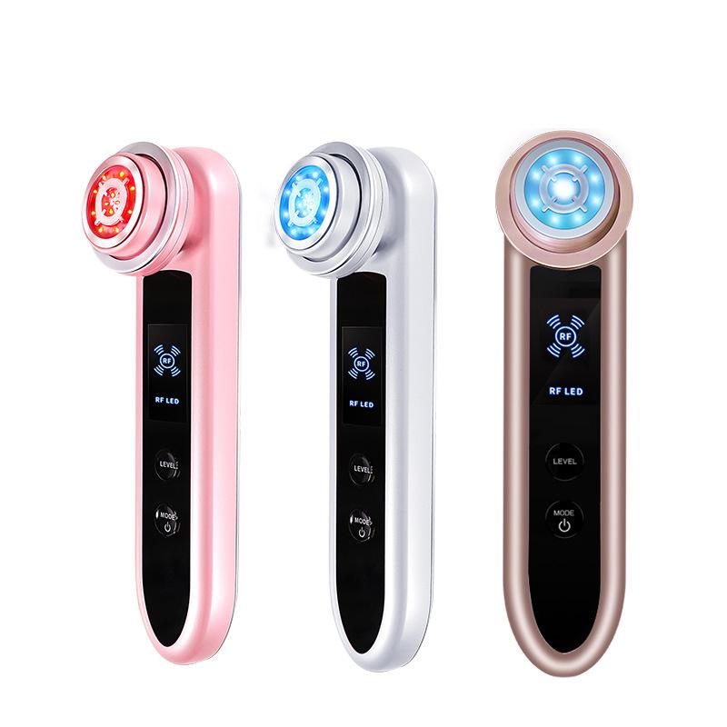 Hot and Cold Introducer Lifting and Firming Beauty Instrument Facial Micro-current Massager Facial Color Light Skin Rejuvenation Instrument