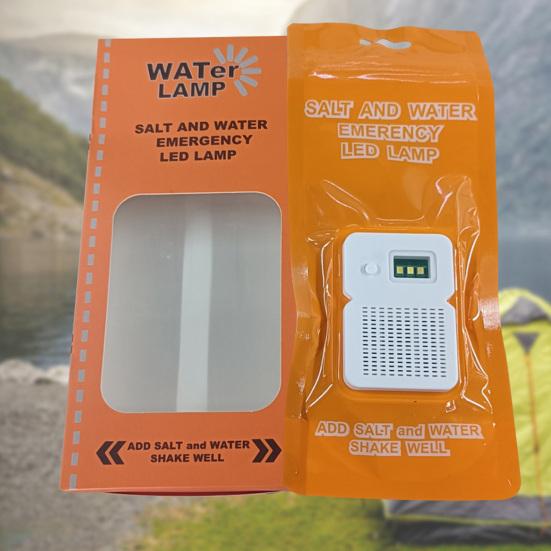 LED Nød Campinglampe 50Lm Bærbar Energisparende Lampe Salt