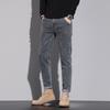 Spring and Autumn Slim Small Straight Jeans Men's Elastic Straight Simple Casual Versatile Trendy Men's Pants