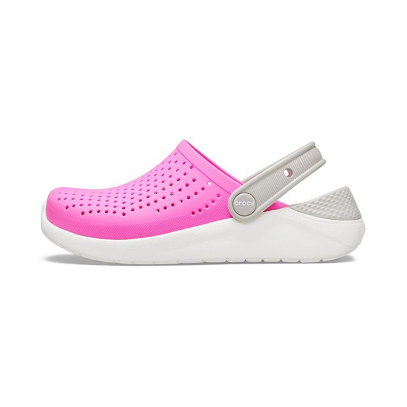 Crocs LiteRide Soft and Abrasion Resistant Sports Sandals Electric Powder Kids