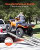 Loading Ramps, 2 Pcs 2400 X 380 Mm, Durable Aluminum and Heavy-Duty Trailer Ramp Set with Anti-Slip Plates, 2721.6 Kg Combined Capacity, for Carts,