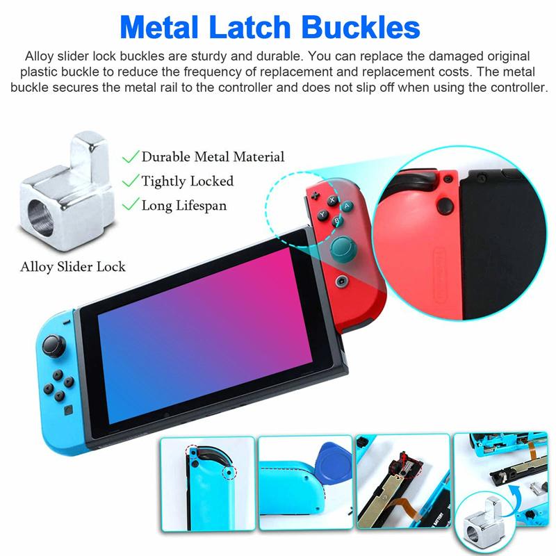 33Pcs Switch Repair Kit Ninten-do Switch 3D Joystick Joycon Repair Screwdriver Set Left/Right Controller Disassembly Tools