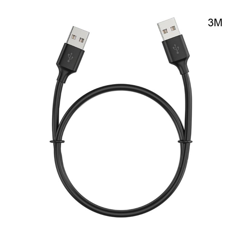 

USB A Male to Male Cable for Hard Drive Enclosures, Player, Laptop Cooler 200m/s High Transfer Speed Data Cable 1