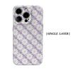 Lavender Daisy Checkered Phone Case for IPhone 17 16 15 14 13 Pro Max Plus for Magnetic Single Double-layer Tough Case