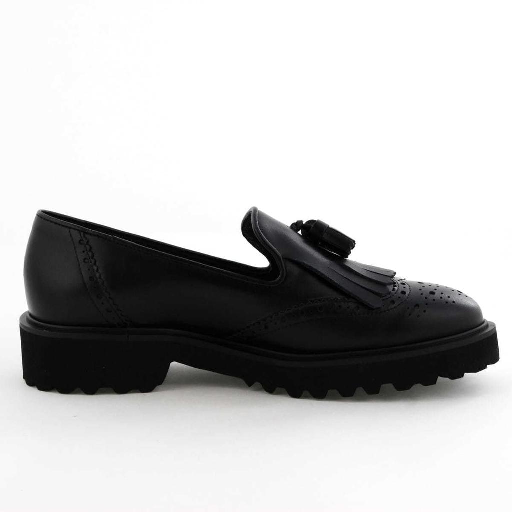 HIMIKO Himiko Track Sole Quilted Tassel Loafers 641313 Silver 235 / / /