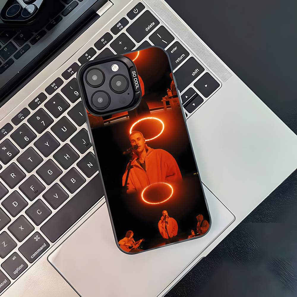 

Singer J-Justin B-BieberS For iPhone 17,16,15,14,13,12,11,Pro,MAX Black Candy Matte Cover iPhone12PRO