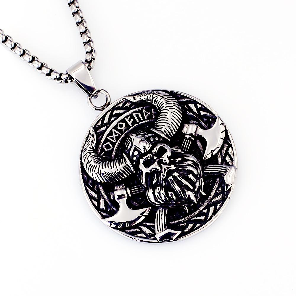 Necklace Retro Nordic Viking Men's Viking Norse Mythology Pendant