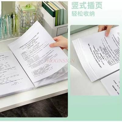 A4 Folder, Paper Storage Bag, Office Supplies Folder, Information Booklet, Transparent Insert, Paper Folder,