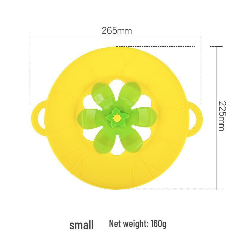 Foldable, High Temperature Resistant, Food-Grade Silicone Anti-Overflow Pot Lid for Soup and Porridge