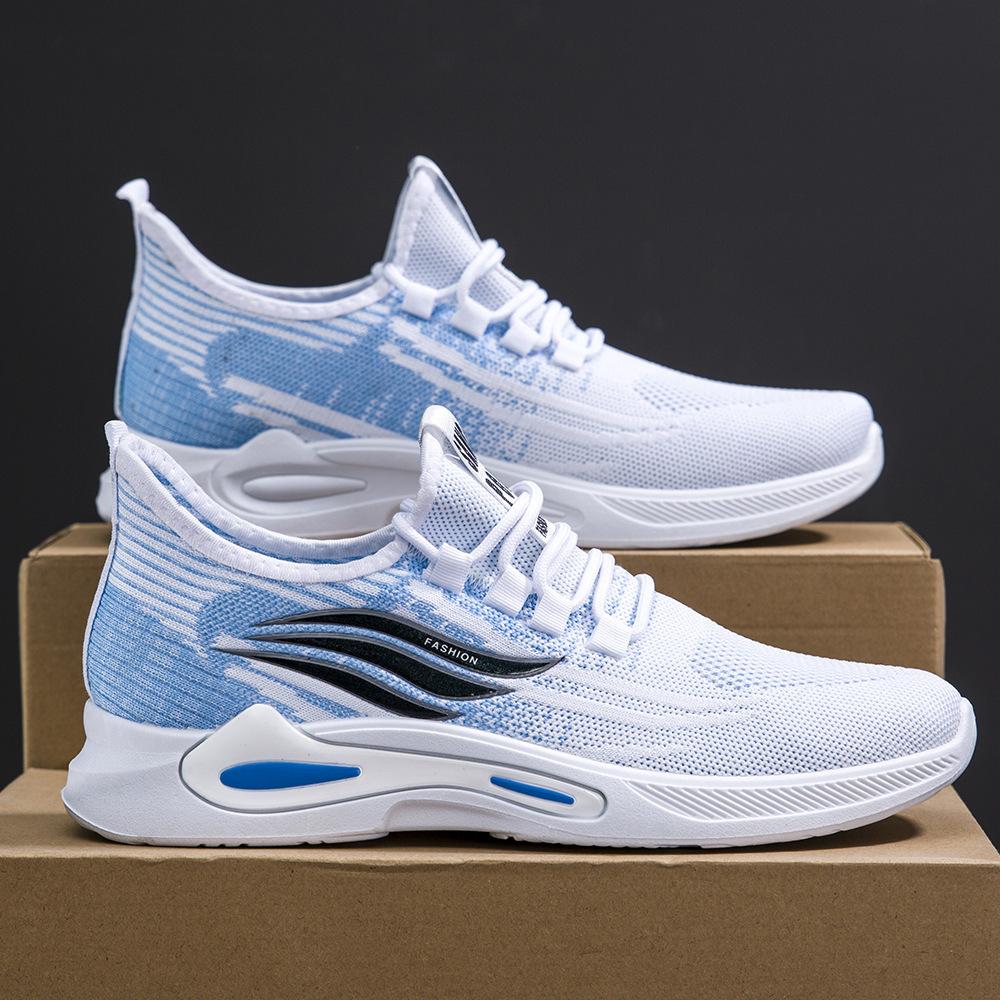 

Foreign trade men s sports shoes 2025 spring and summer new breathable soft-soled mesh shoes youth non-slip lightweight running shoes 44