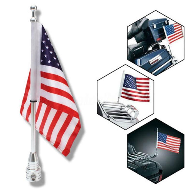 Flagpole Luggage 475268 Polyester Galvanized Steel Rack Mount For Honda