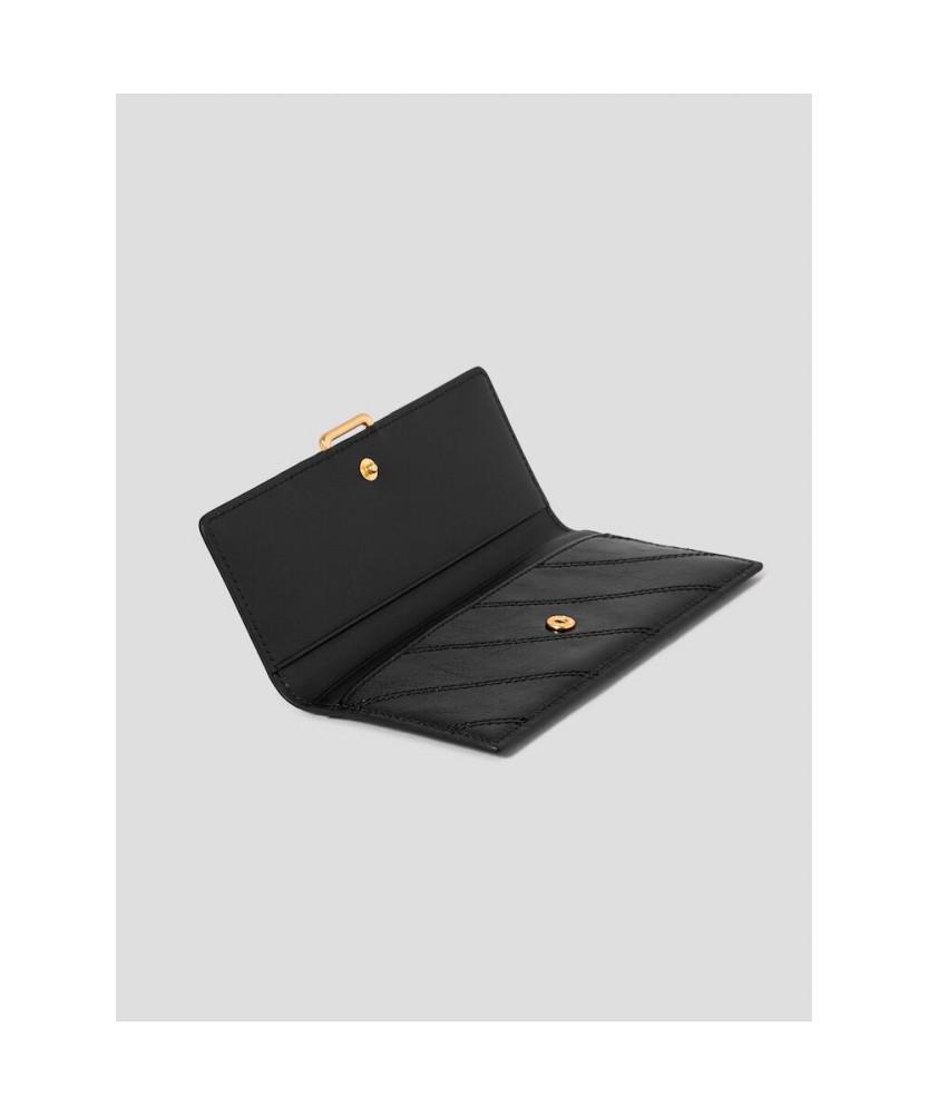 Beanpole Accessory Nora Quilted Slim Long Wallet - Black