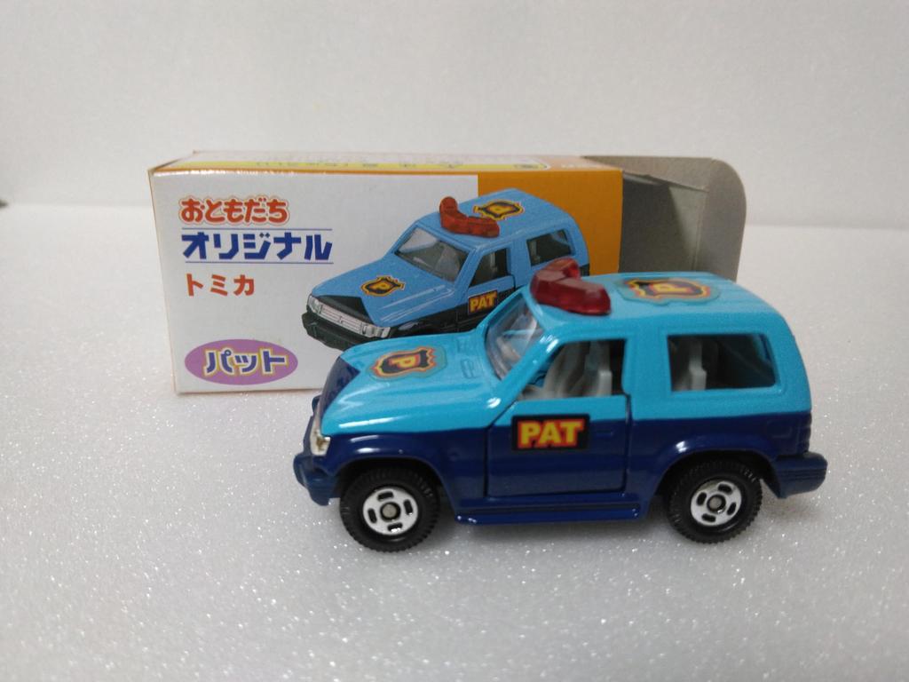 Tomica Original Pad Patrol Car, Die-cast, 163 Scale, Light Bluenavy, Approx. 7.8 Cm, Made In China, with Clear Case