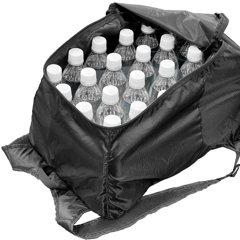 Komine SA-246 Packable Helmet Eco Backpack for Motorcycles, Black, F (25L)