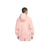 Nike Solid Color Logo Print Drawstring Hooded Fleece-Lined Sweatshirt Men Tops Pink DA0316-697