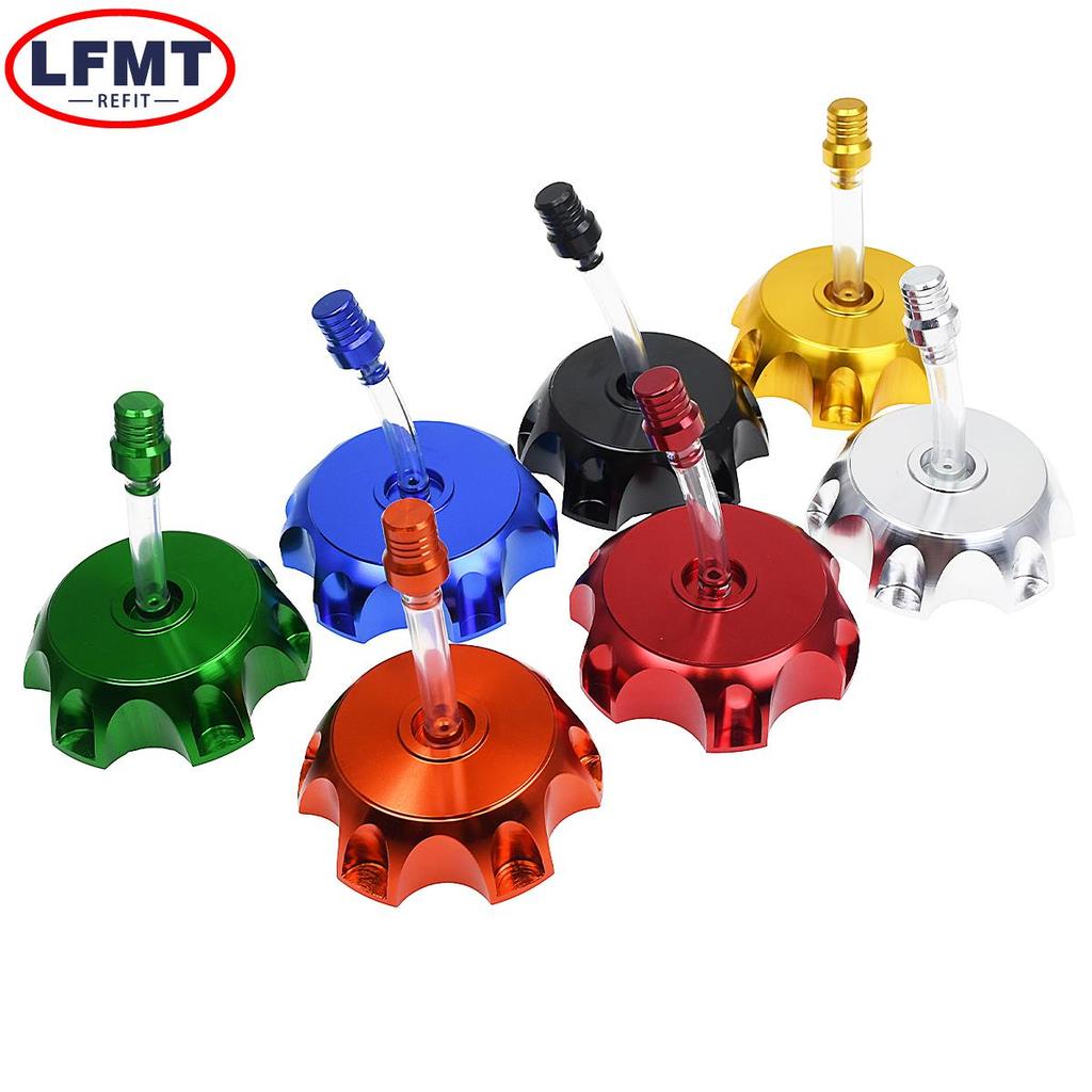 Motorcycle CNC 50mm Aluminum Gas Fuel Tank Cap Breather Vent With Vent Cap ATV For DR200SE CRF50/600XR/CRF450R/ KX60 65 80 100 Fuel Tank Caps3
