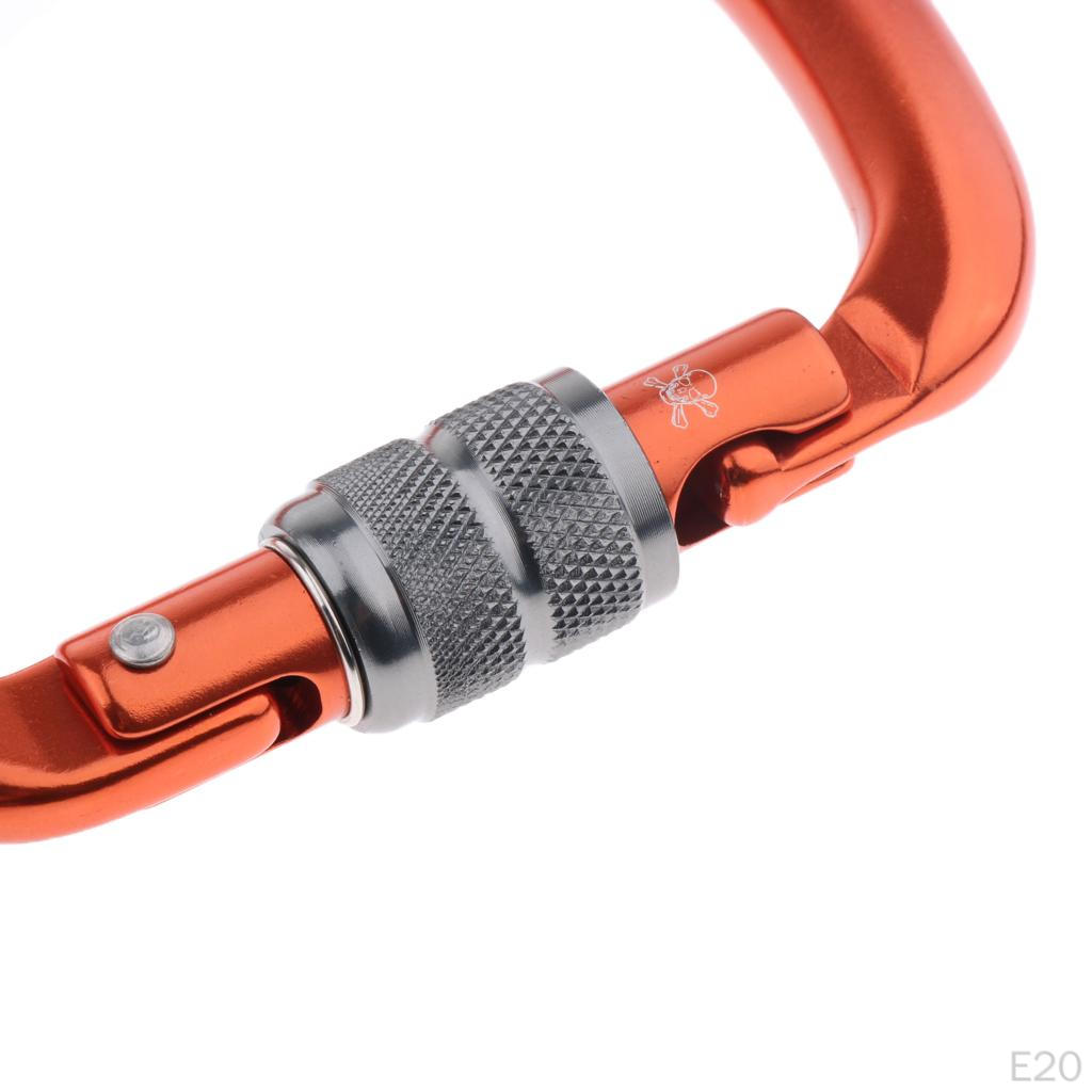 28KN Screw Locking Carabiner Climbing Equipment