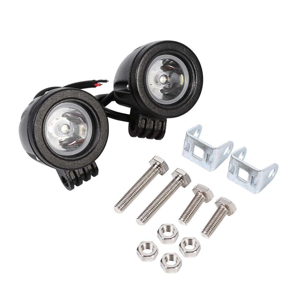 2pcs 10W LED High Pow Work Light Off Road Driving Fog Lamp Spot Motorcycle