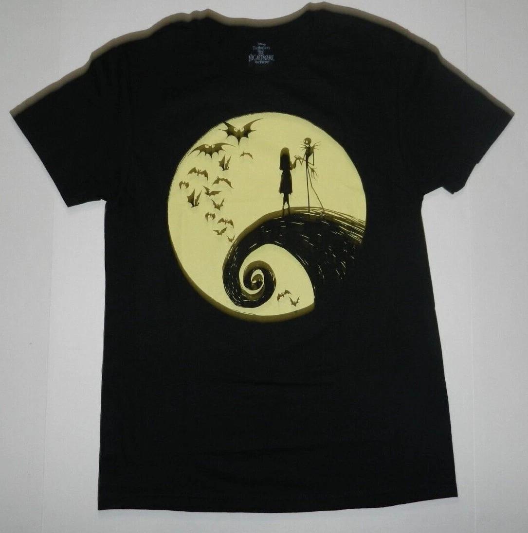 Disney Nightmare Before Christmas Jack Skellington Sally Romance Moon 2XL