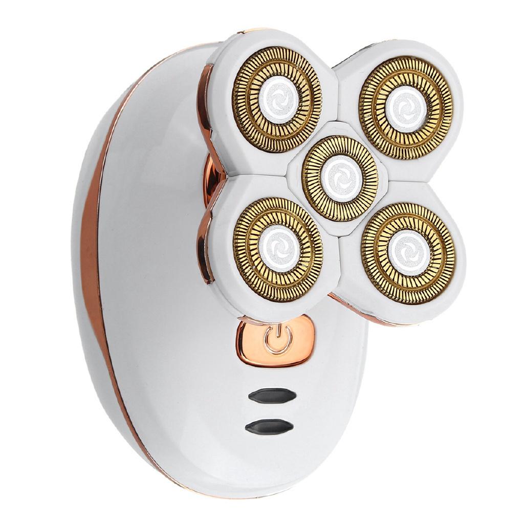 

Беспроводной женский эпилятор для линии бикини, перезаряжаемая электрическая бритва, бритвенные головки, машинка для стрижки волос, триммер 110-240 В белый