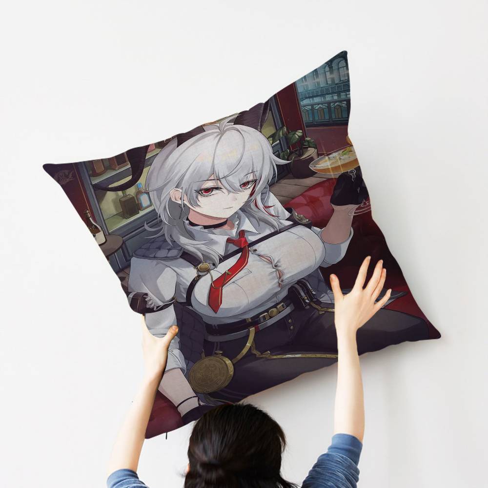 Zani Game W-Wuthering Waves Pillow Cushion Cover Pillowcase Living Room Sofa Home Decor Customized