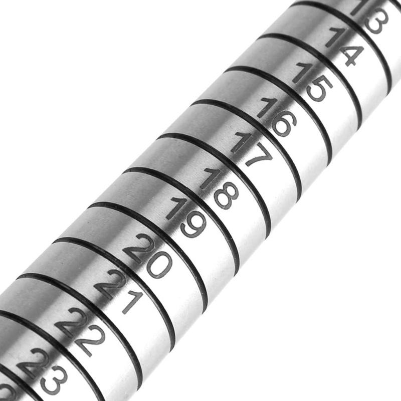 Professioneller Ringgrößenversteller Schmuckherstellung Bastelbedarf Werkzeug Dorn Zubehör zum Formen und Anpassen von Ringen