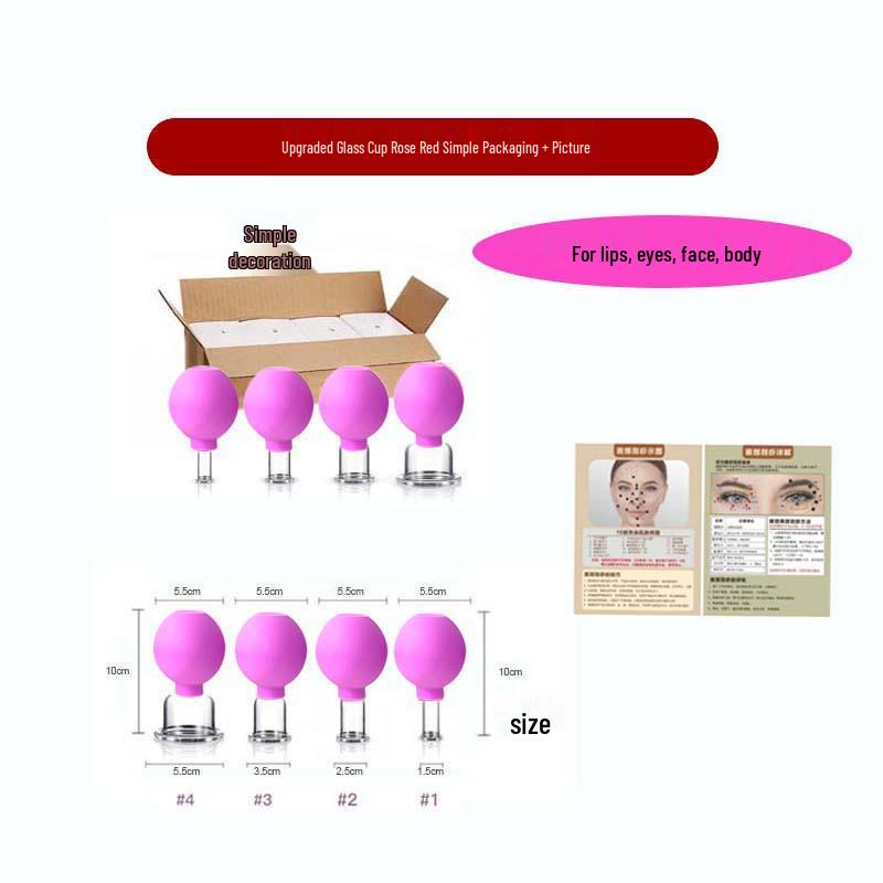 Facial Gua Sha Cupping Massage Device - Convenient PVC Sphere Vacuum Beauty Cup
